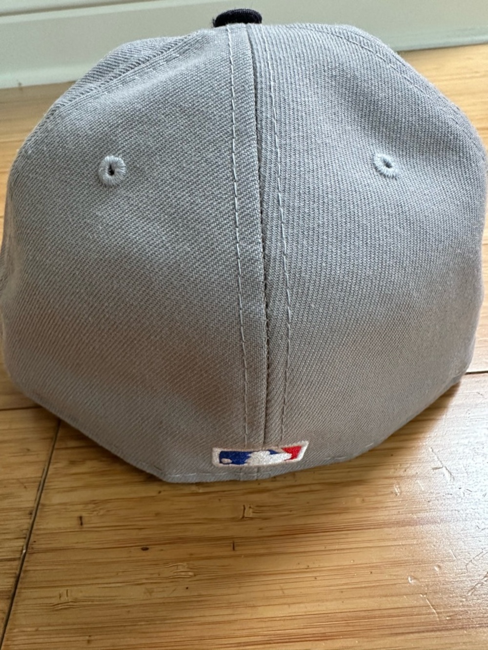 New Era NY Yankees 59FIFTY Fitted Hat Gray Navy 7 3/8 MLB - Picture 7 of 11